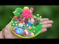DIY Mushroom House With Clay Mushroom House Miniature House