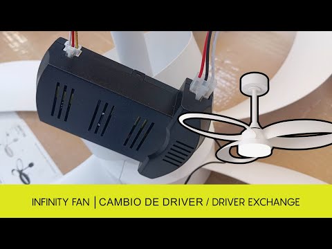 Люстра стельова вентилятор Mantra INFINITY FAN 8701 - Відео 1