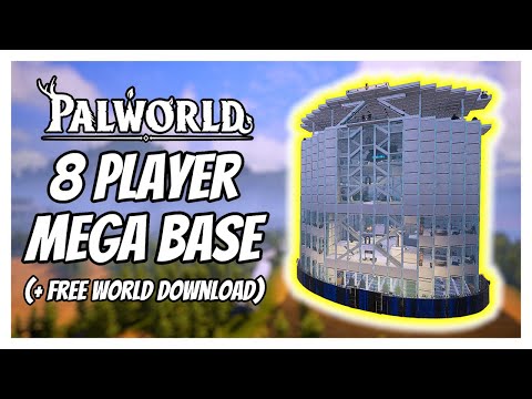 I Built an 8 PLAYER MEGA BASE & Made it FREE to Download! | Palworld