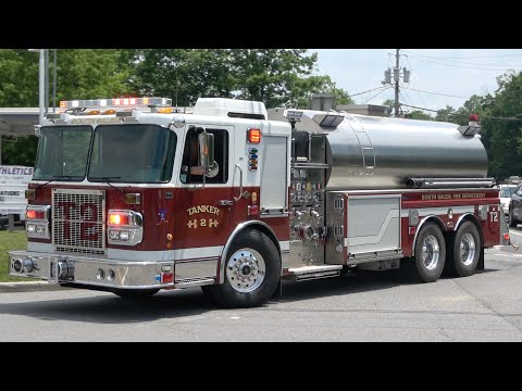 South Salem FD Engine 166 & Tanker 2 Responding