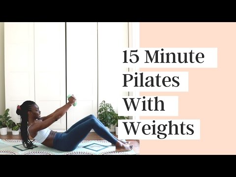 15MIN PILATES WITH WEIGHTS - FULL BODY