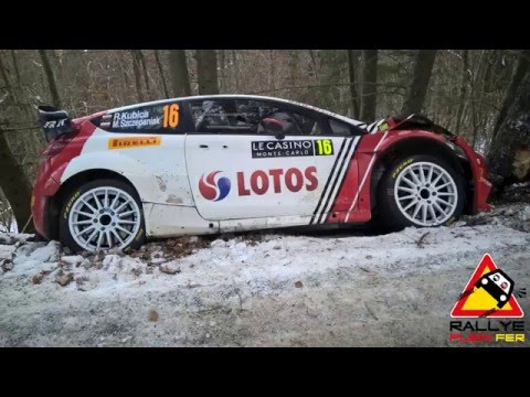 CRASH KUBICA/SZCZEPANIAK MONTE CARLO 2016