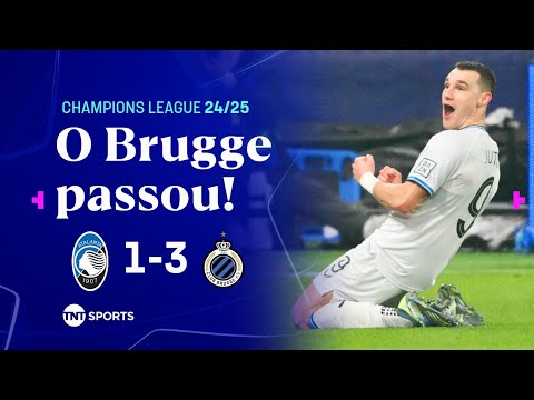 Gols e lances de Atalanta x Club Brugge