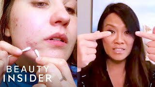 How To Pop A Pimple Yourself With Dr. Pimple Popper | Beauty At Home