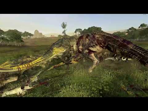 Carnosaur VS Feral Cold Ones | Total War: Warhammer 2