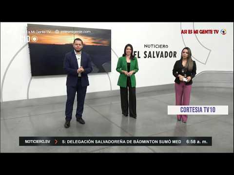 EDICIÓN DE LA MAÑANA NOTICIERO EL SALVADOR, DISTRITO DE SANTA TECLA, LA LIBERTAD