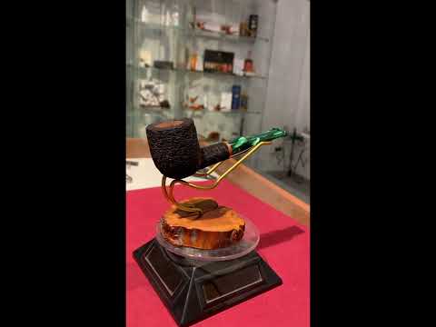 Pipa Paronelli radica pot rusticata fatta a mano - www.paronellipipe.com