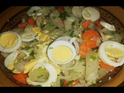 Salad Chouchou | Salad Chayote | Carrots, Eggs,Potatoes | Mom's Recipe | Mauritius | TheTrioskitchen