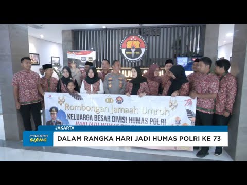 PELEPASAN JEMAAH UMRAH PERSONEL DIV HUMAS POLRI OLEH KADIV HUMAS POLRI