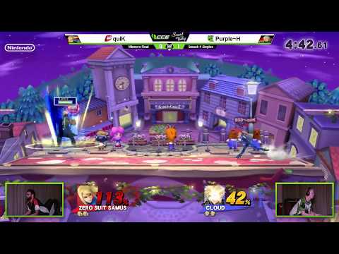CCExSV - BSD | quiK (ZSS) Vs. TCL | Purple-H (Cloud) - Winners Final - Smash 4 Singles