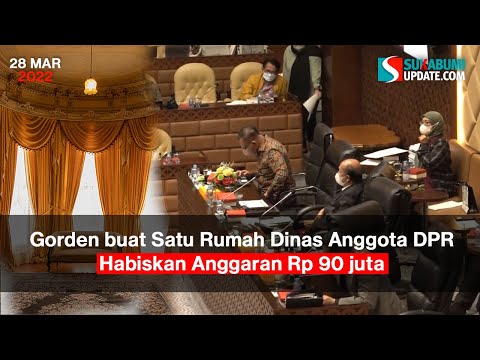 Gorden buat Satu Rumah Dinas Anggota DPR Habiskan Anggaran Rp 90 juta