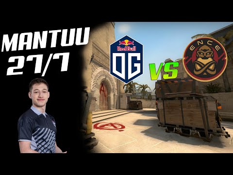 CSGO POV OG.MANTUU(27/7) VS ENCE MIRAGE ESL Pro League Season 12 Europe