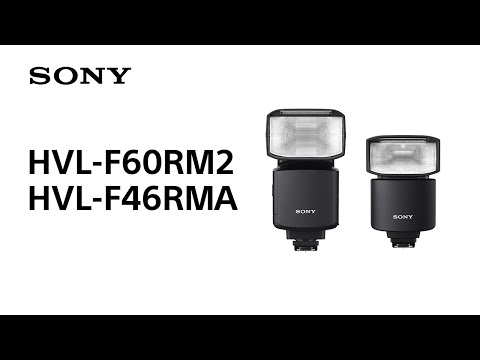 Sony HVL-F60RM Wireless Radio Control External Flash with USB-C Charger and Triple Shoe Bracket