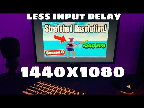 How To Get Stretched Resolution Fortnite Season 8 * WITH AMD RADEON GRAPHICS CARD*  Less Input Delay