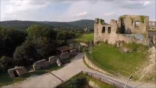 preview picture of video 'Burg Königstein im Taunus Teil 2 (Quadcopter)'