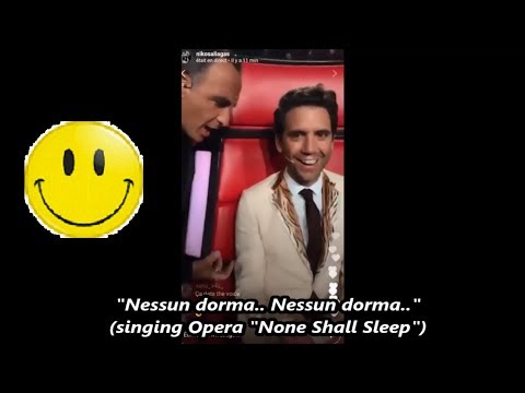 MIKA @ VOICE 7 - BACKSTAGE "1/2 FINALE" @ TWITTER