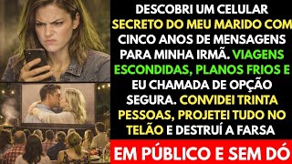 “Descobri algo no celular do meu marido que destruiu minha família inteira”