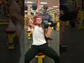 19 Year Old Bodybuilder: 90lb Dumbell Arnold Shoulder Press