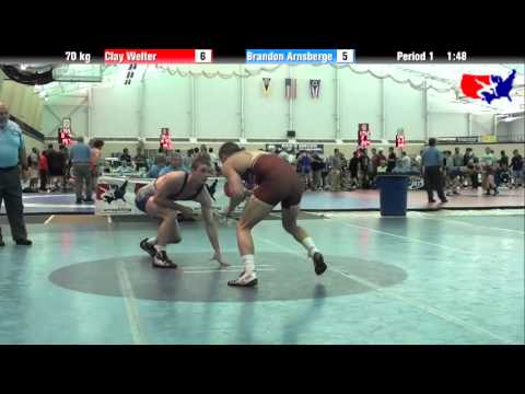 Clay Welter vs. Brandon Arnsberge at 2013 ASICS University Nationals - FS