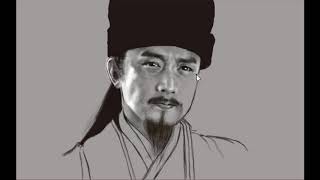 【模写】おえ森でドラマ三国志の諸葛亮役のルー・イーさんを描きました【早送り】