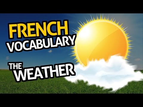 Learn French Vocabulary with OUINO™: Lesson #57 (The Weather)