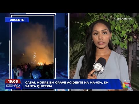 Casal morre em grave acidente na MA-034, em Santa Quitéria MA.