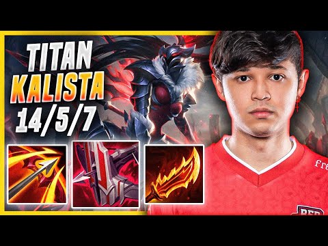 Titan Kalista Gameplay ADC vs Vayne - BR Challenger Patch 11.8