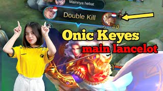 Download lagu Onic kayes waktu di kasih main Lancelot | Game play Onic kayes main lancelot!!!!! mp3