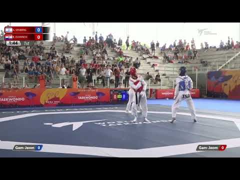 317 W-49kg QF SEMBERG Abishag ISR 🔵 vs 🔴 DUVANCIC Bruna CRO I Rome 2022 World Taekwondo GP