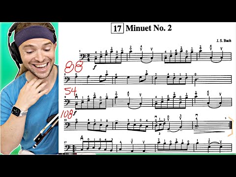 Rhythm and Timing + Bach Minuet No 2 at 54bpm | Online Cello Lessons