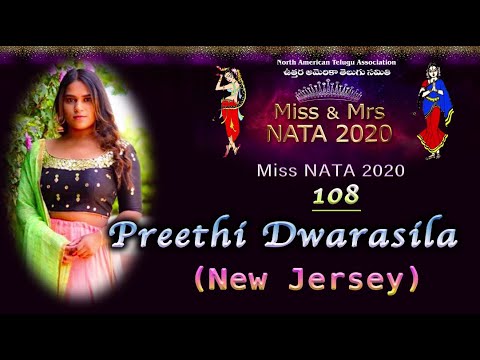 Miss NATA 2020 #108 Preethi Dwarasila (New Jersey)
