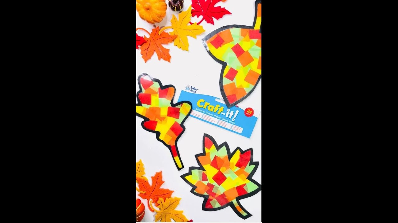 How to make Leaf suncatcher