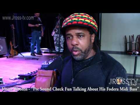 James Ross @ Victor Wooten - "Pre Sound Check Hang" - www.Jross-tv.com (St. Louis)