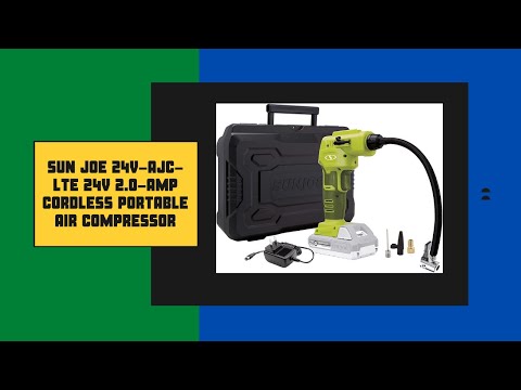Sun Joe 24V AJC LTE 24V 2 0 Amp Cordless Portable Air Compressor Review