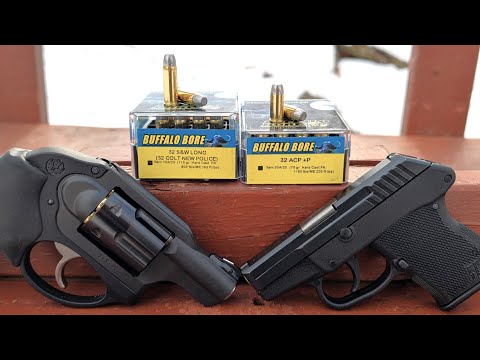 Pocket 32's! Buffalo Bore Hard Cast! .32 ACP VS .32 S&W Long - Ballistic Gel Test