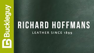 Richard Hoffmans Leather, Palmer | Forest | Full Grain Leather Demo