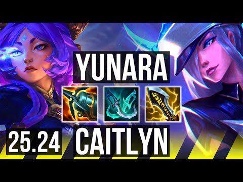 YUNARA & Senna vs CAITLYN & Elise (ADC) | KR Challenger | 25.24