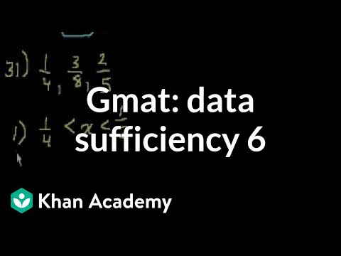 GMAT: Data Sufficiency 6