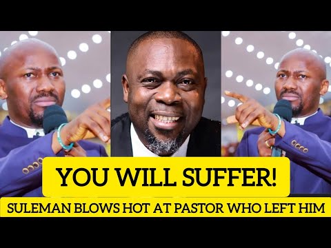 You Will Reap What You Sow_Angry Apostle Johnson Suleman blows hot at PASTOR who stole/left from him