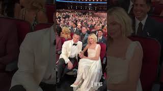 Michelle Williams and Thomas Kail are a vision in the #Emmys audience. 😍