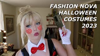 Trying Fashion Nova Halloween Costumes 2023