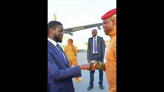 Le capitaine Ibrahim traoré et le président Bassirou Diomaye Diakhar Faye #vibes