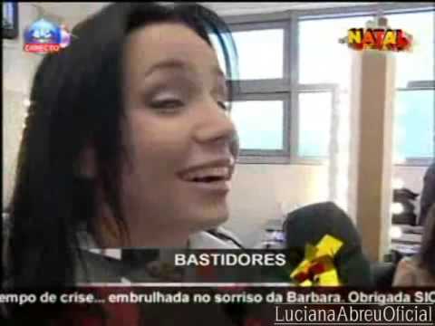 Luciana Abreu - bastidores do Natal SIC (2008)