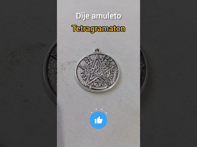 Vídeo relacionado con EUEAVAN Collar con pentagrama Tetragrammaton para hombre YHVH YHWH Jehová Pentáculo Yeshua Bendición Oración Nombres hebreos de Dios Amuleto Wicca Religión Joyería Regalo para cristianos (Plata)