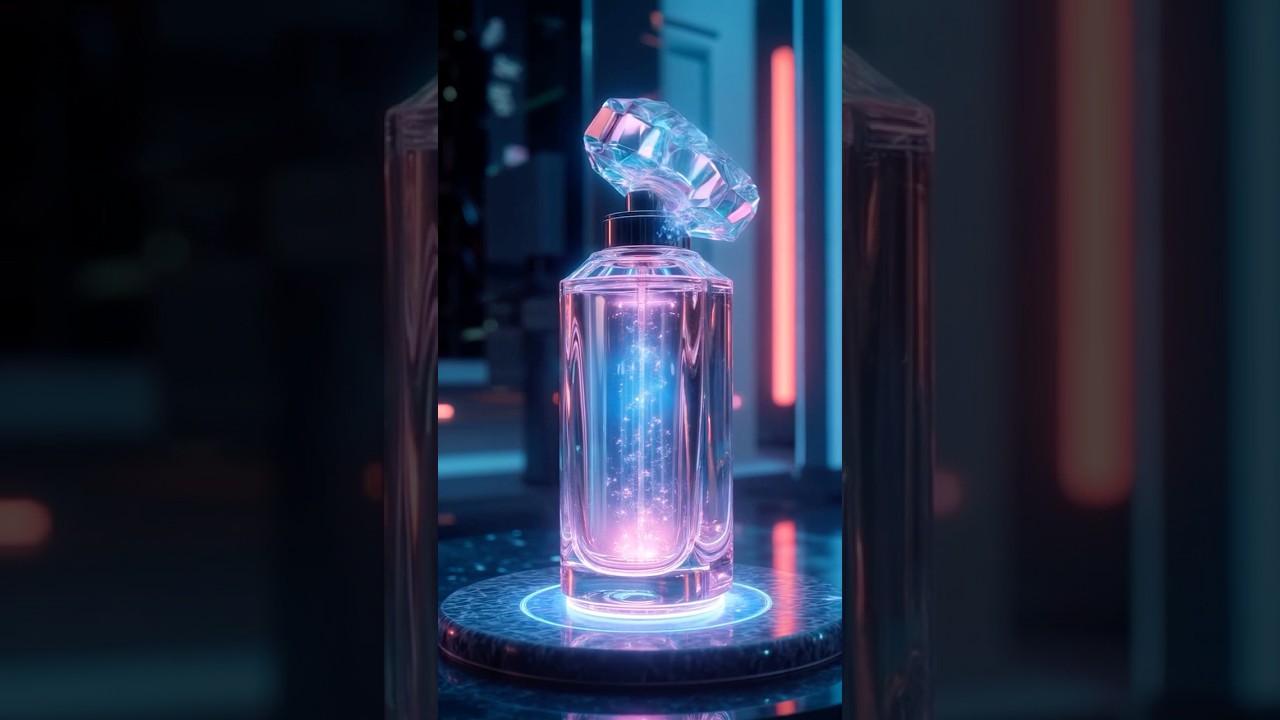 🚀 AI-Powered Perfume: The Future of Fragrance! ✨🌌 #LuxuryBeauty #futuristicdesigns