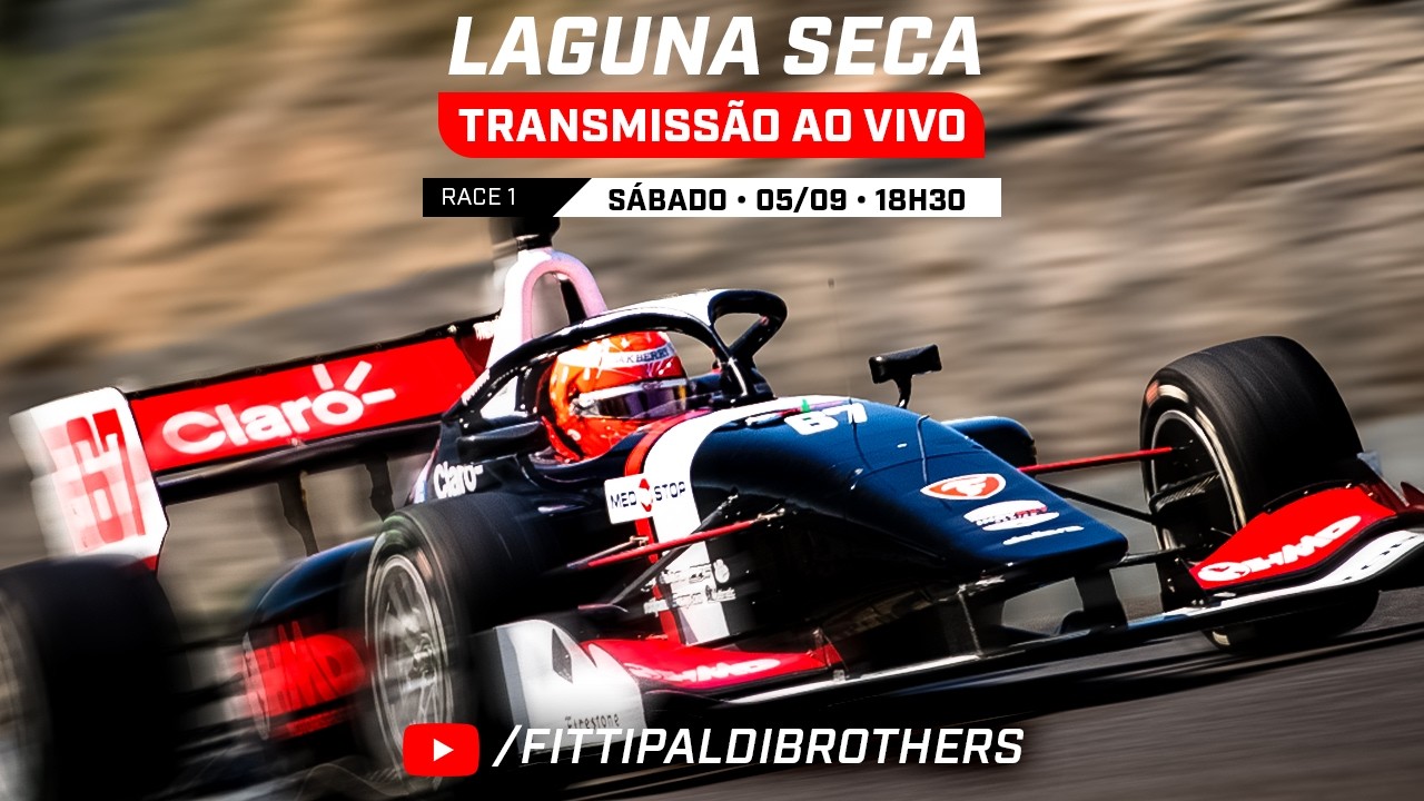 Indy NXT GP of Laguna Seca: Race 1 | Parceria COM Brasil TV