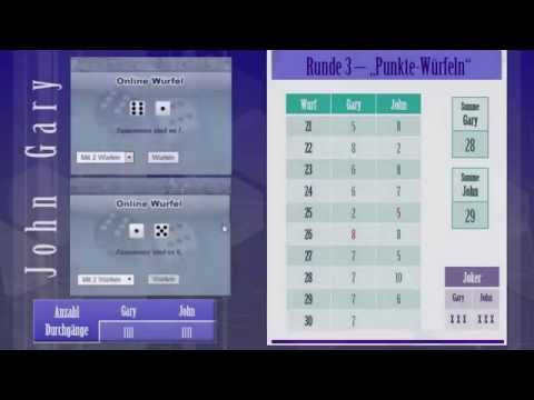 Schlag den John Staffel 5, Runde 3: Punkte-Würfeln 2/2 [German/Deutsch Gameshow]