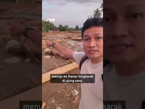 Kondisi di Danau Singkarak, Sumatera Barat, setelah banjir dan tanah longsor - BBC News Indonesia