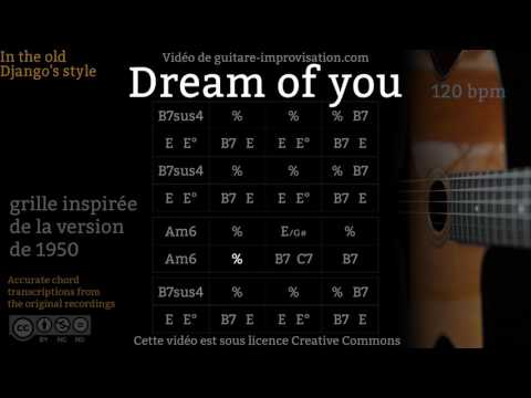 Dream of You (120 bpm) - Gypsy jazz Backing track / Jazz manouche