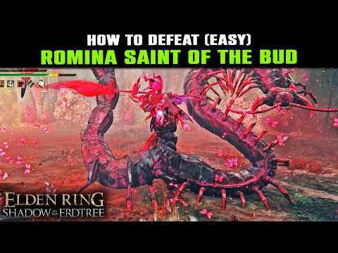 How to KILL Romina Saint of the Bud (Very Easy) | Defeat ROMINA Boss Fight | Elden Ring New Boss DLC
